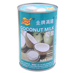 金牌高达椰浆400ml6罐浓缩椰汁一杯椰浆商用奶茶店用椰汁西米露
