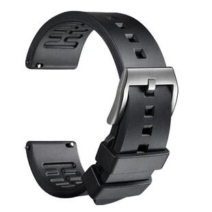 手表配件快拆氟橡胶表带适用浪琴康卡斯欧米茄海马万国雪铁纳表链