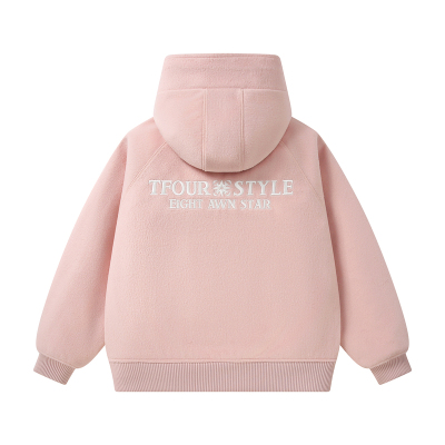 TFOUR连帽呢子大衣重磅外套