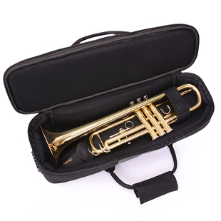 降B调小号乐器包软包加厚随行箱包 便携式可背可提防水防摔乐器包