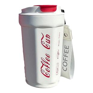 可口可乐联名水杯咖啡杯男女生便携随行咖啡保温杯不锈钢学生杯子