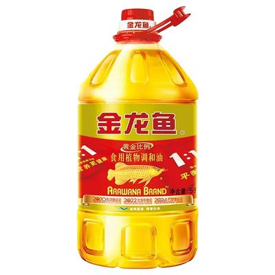 金龙鱼黄金比例食用植物调和油5L