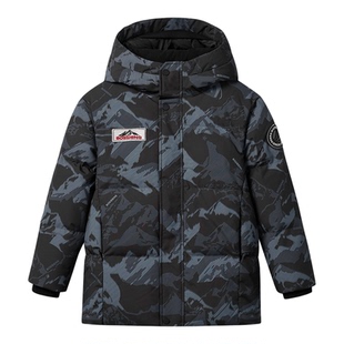波司登极寒儿童羽绒服25新款男女童外套户外迷彩防风加厚保暖外套
