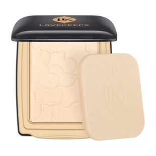 至爱终生花悦绒光粉饼哑光散粉定妆补妆