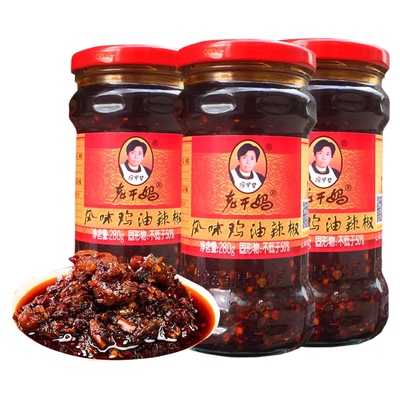贵州老干妈风味辣子鸡油辣椒280g瓶辣椒酱下饭菜拌饭面辣酱油辣子