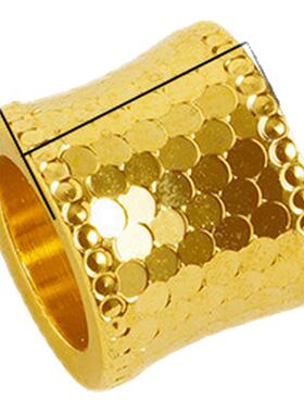 小蛮腰5G七夕礼物蜂巢项链闪耀金