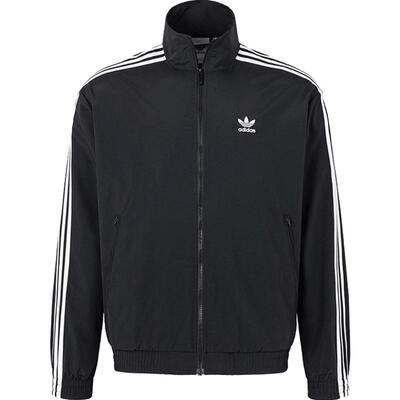 滔搏adidas originals阿迪三叶草男子宽松梭织运动休闲外套KB2466