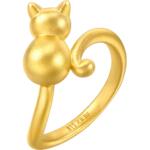 周生生猫咪戒指小猫黄金戒指女珠宝手饰93770R定价