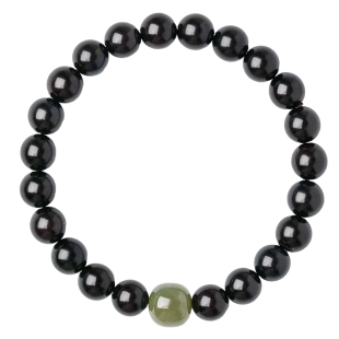 普陀山小叶紫檀佛珠手串男女款天然和田玉手链木制文玩礼物