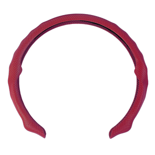 汽车方向盘套5D麂皮绒翻毛皮四季通用夏季纳帕皮超薄防滑保护把套