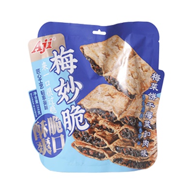 Aji梅菜扣肉夹心薄脆饼干208g