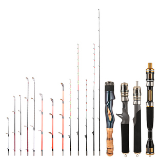 多规格大导眼冰钓竿梢可过豆超短软木手把软公鱼扁梢马口半钛筏梢