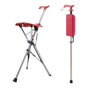 台湾台达老人拐杖椅拐杖凳子两用可折叠便携老年人拐杖手杖带座椅