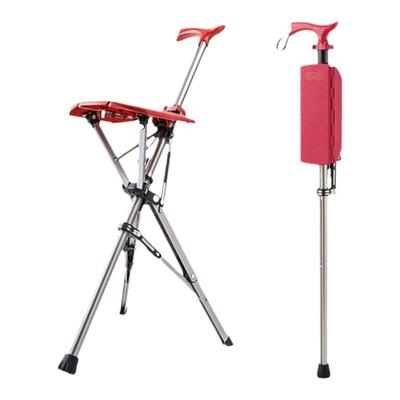 老人拐杖椅拐杖凳子两用折叠便携