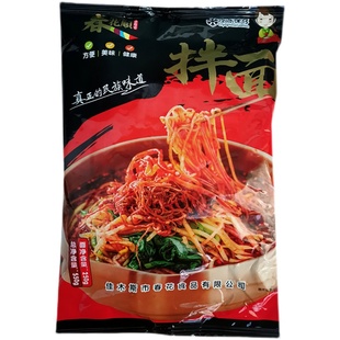 佳木斯春花拌面朝鲜族冷面带拌菜三姐妹星星口味韩式拌面3袋包邮