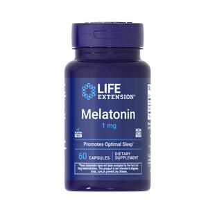 沿寿LIFE褪黑素1mg安睡瓶退黑素松果睡眠非gaba黑色素官方旗舰