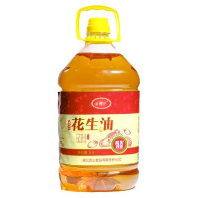 堵河源花生油5L压榨浓香食用油