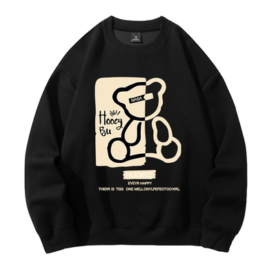 NASA联名2024年秋冬季落肩袖潮牌卫衣圆领男美式款ins潮牌套头男