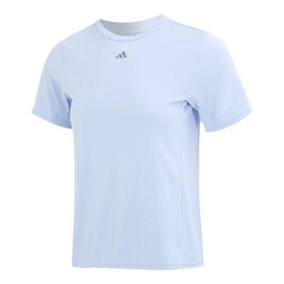 阿迪达斯女训练健身运动短袖T恤