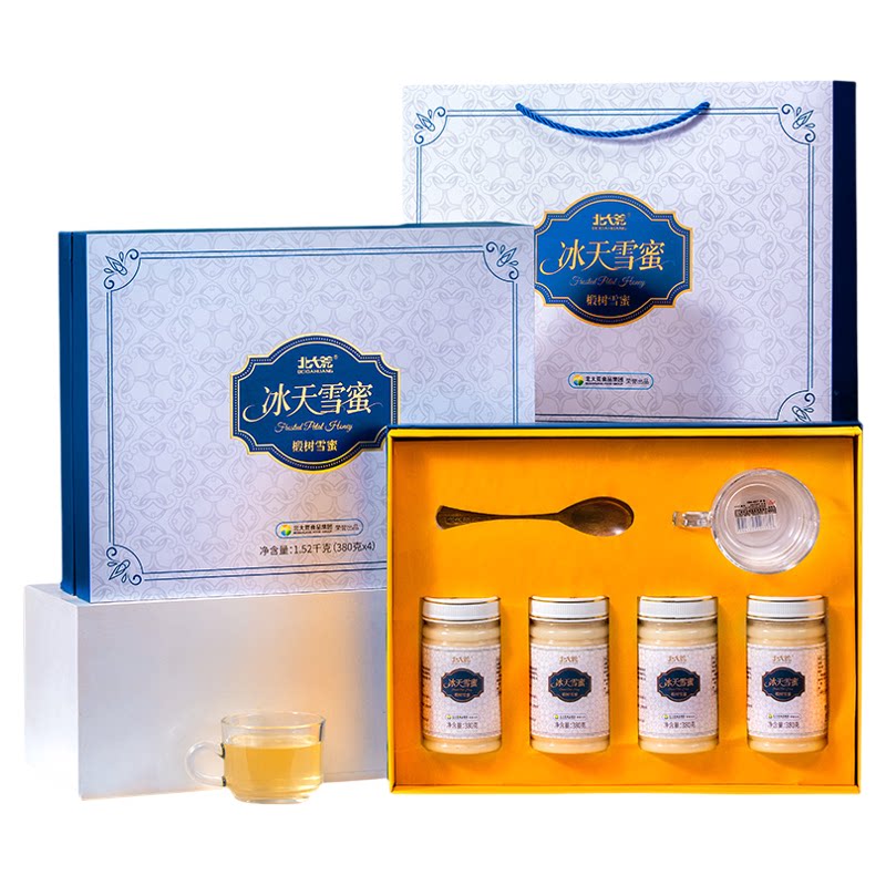 北大荒椴树冰天雪蜜纯蜜礼盒1520