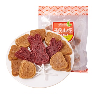 纽贝赞无添加山楂棒棒糖混合口味儿童零食山楂条200g棒果丹皮零食