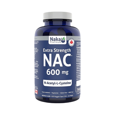 加拿大 Naka Platinum NAC 600mg 呵护呼吸系统 促生谷胱甘肽