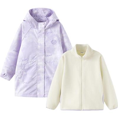 巴拉巴拉女童加厚冬季中大童棉服
