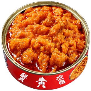 蟹黄酱拌饭即食拌面海鲜罐头蟹肉特下饭商用拌饭酱螃蟹新鲜海胆酱