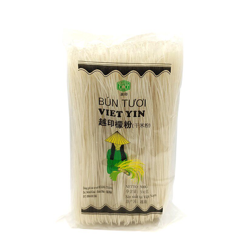 越南进口越印檬粉500g细圆干米线bun tuoi粉丝干檬粉鸡粉包邮