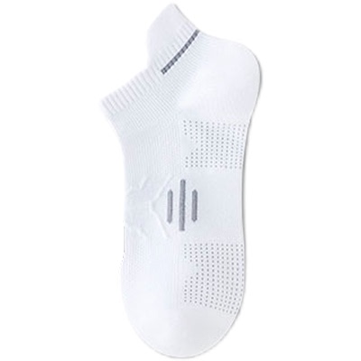 白色袜子男夏季薄款短袜纯棉防臭