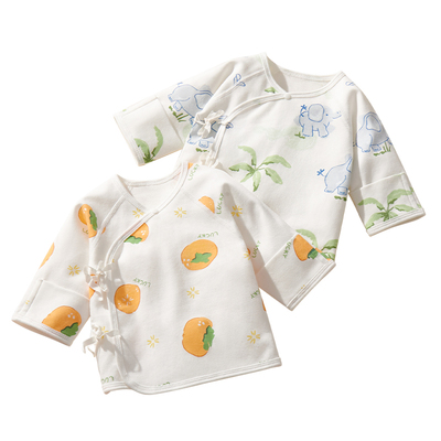 半背衣初生婴儿纯棉宝宝护肚上衣