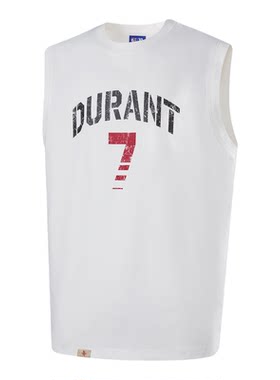 NBA官方布伦森文班亚马杜兰特夏季棉感速干跑步健身运动篮球背心