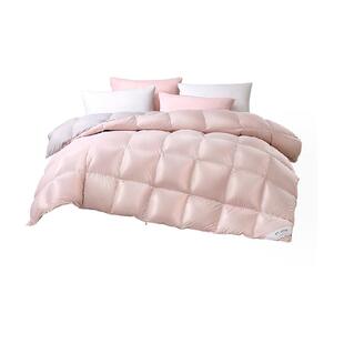 富安娜羽绒被95白鹅绒被子结婚冬季双人冬被单人被褥加厚保暖被芯