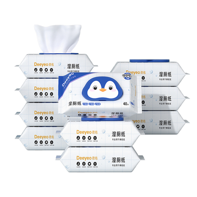 德佑湿纸巾洁厕比纸好用