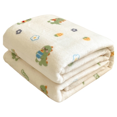 【A类母婴可用】牛奶绒毛毯