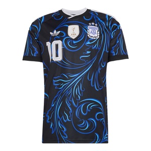 Adidas/阿迪达斯正品三叶草男士透气修身印花足球运动T恤KH3940
