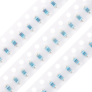 0204贴片金属膜精密MELF电阻 10R100R1K2K3K4.7K5.1K10K100K1MΩ