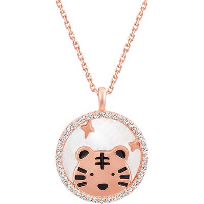 simplejoys小老虎项链女银