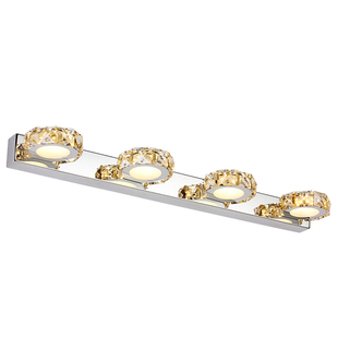 化妆水晶镜前灯 卫生间简约梳妆壁灯浴室镜柜专用镜子灯