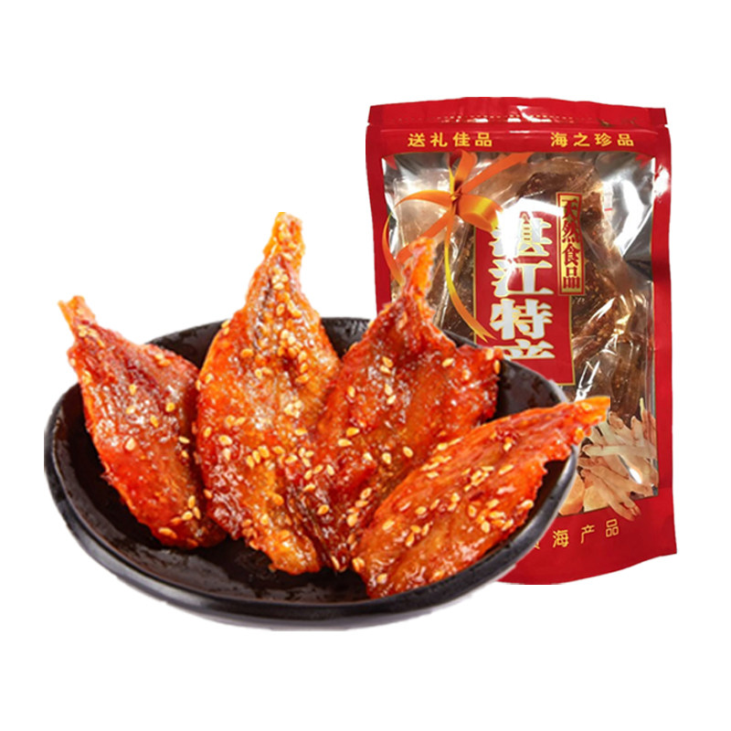 北海风味甜辣红娘鱼海味零食即食