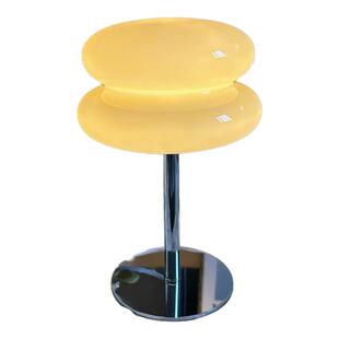 少女ins台灯包豪斯汉堡装饰床头灯奶油卧室台灯创意氛围中古灯