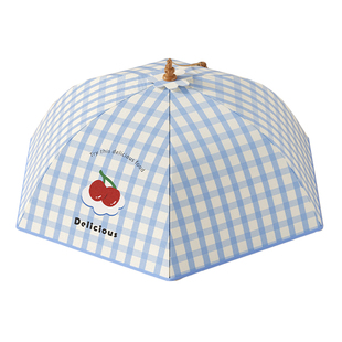 保温餐桌罩饭菜罩2025新款防尘盖菜罩可折叠防蝇防虫罩遮尘罩子