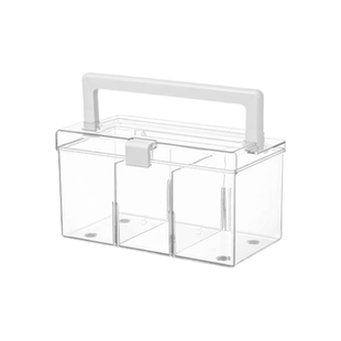 儿童小卡收纳盒带盖防尘透明亚克力贴纸盒游戏王小型卡片整理盒