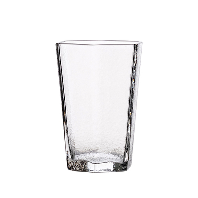 巢牧手工锤纹dirty玻璃咖啡杯