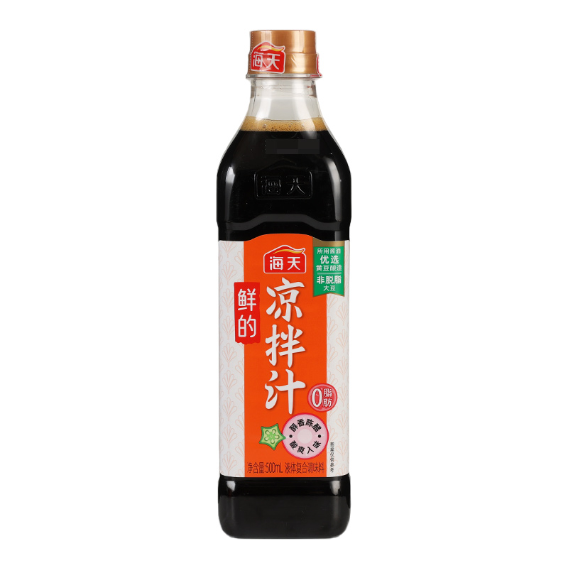 海天鲜的凉拌汁500ml0脂白灼海鲜捞汁凉皮拍黄瓜调料汁酸辣凉拌汁