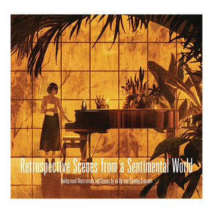 【现货】【PIE出版】Retrospective scenes from a sentimental world，日系插画画册来自情感世界的怀旧场景 美丽场景系列画集