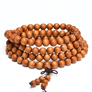 宝檀芭比檀香印尼檀香柚木高油性酷似印度老山檀香108颗手链饰品