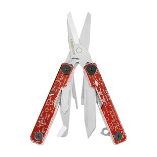 瑞士科技户外多功能折叠剪刀瑞士军刀露营随身便携应急组合工具