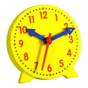 钟表模型小学教具认识时间一二年级小学生教学时钟面三针儿童学具学习学生用三针3针联动教学数学教具认表钟