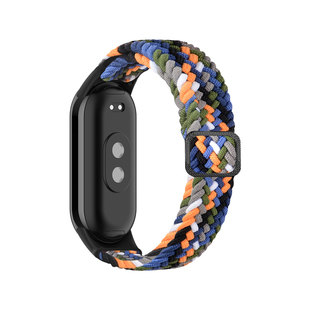 适用小米手环10/9表带编织7/8/9尼龙魔术贴5/6nfc版磁吸扣智能运动手环8pro/9pro腕带3/4替换男女透气配件